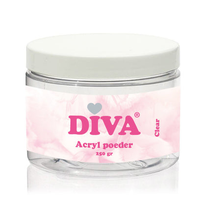 Diva Acryl Poeder Clear 250 gram - Beauty by Wenn