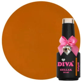 DIVA Gellak Spicy Earth Diva Shades Collection 8x 10 ml #D - met gratis Colorpop Stickers