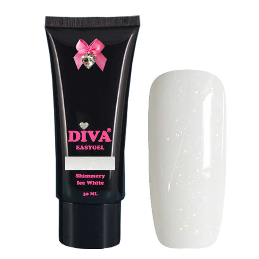 Diva Easygel Shimmery Ice White 30 ml - Beauty by Wenn