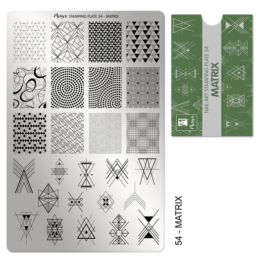 Moyra Stamping Plaat 54 Matrix - Beauty by Wenn