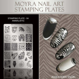 Moyra Stamping Plaat 04 Animalistic - Beauty by Wenn