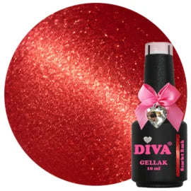 DIVA Gellak Cat Eye Rouge Obsession Collection 6x 10 ml met gratis Bear magneet & Colorpop Stickers #