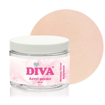 Diva Acryl Poeder Medium Cover Babyboom 20 gram - Beauty by Wenn