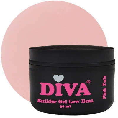 DIVA Builder Gel LOW HEAT Pink Tule 30 ml