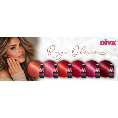 DIVA Gellak Cat Eye Berry Wine 10 ml #