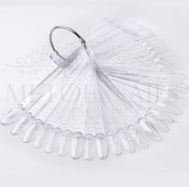 Color Pops Ovaal Clear Waaier Carrousel 50 stuks - Beauty by Wenn