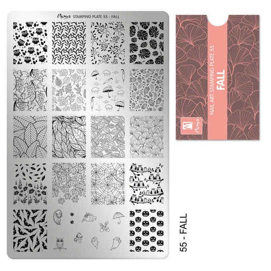 Moyra Stamping Plaat 55 Masterplan Fall - Beauty by Wenn