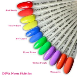 Diva Neon Skittles Collection 6 stuks - Beauty by Wenn