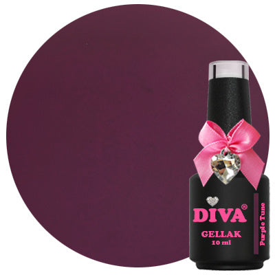 DIVA Gellak Purple Tune 10 ml - Beauty by Wenn