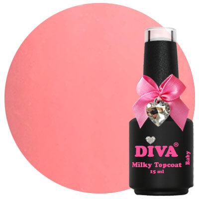 DIVA Milky Topcoat Baby - No Wipe 15 ml