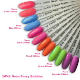 DIVA Gellak Neon Party Bubbles Collection 6x 10 ml - Beauty by Wenn