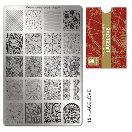 Moyra Stamping Plaat 15 Lacelove - Beauty by Wenn