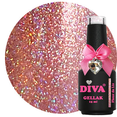 Diva Gellak Holo Fleur de Lis 15 ml