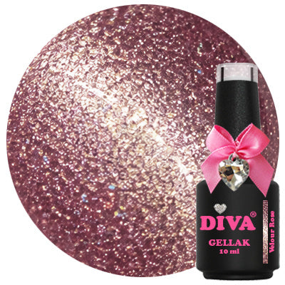 DIVA Gellak Cat Eye Velour Rose 10 ml #
