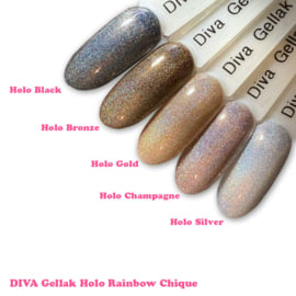 DIVA Gellak Holo Silver 10 ml
