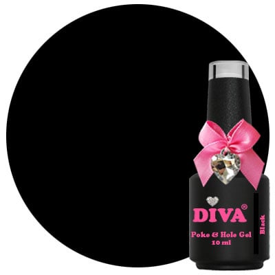 DIVA Poke & Hole Gel Black tijdelijk uitverkocht