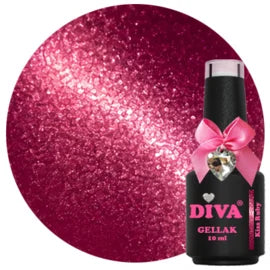 DIVA Gellak Cat Eye Rouge Obsession Collection 6x 10 ml met gratis Bear magneet & Colorpop Stickers #