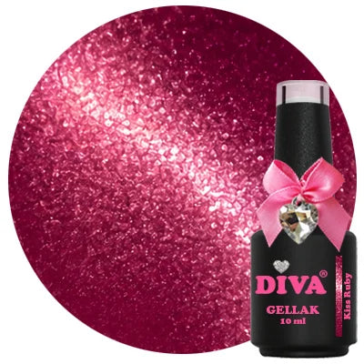 DIVA Gellak Cat Eye Kiss Ruby 10 ml #
