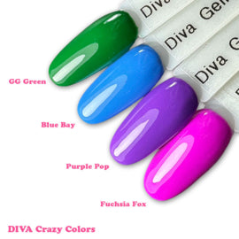 DIVA Gellak Crazy Colors Collection - 10ml - Hema Free - Beauty by Wenn