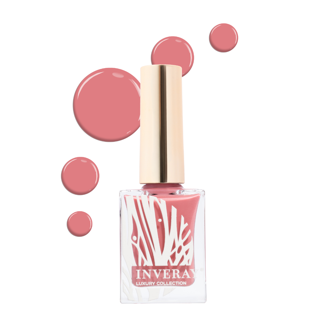 Inveray nagellak C9 Byssus oudroze op nagels