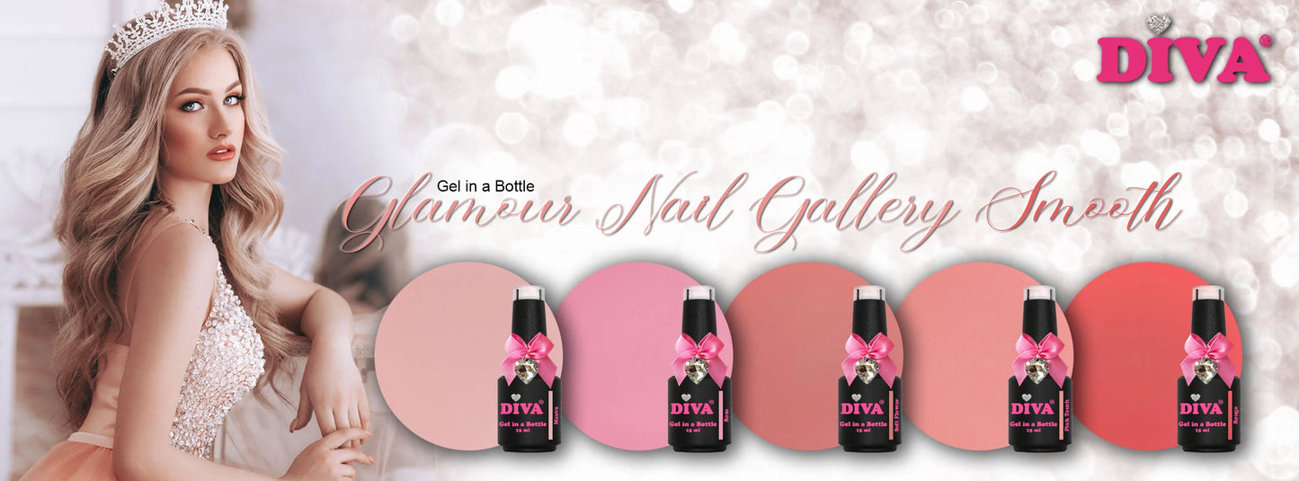 DIVA Gel in a Bottle Pink Touch 15 ml - Beauty by Wenn