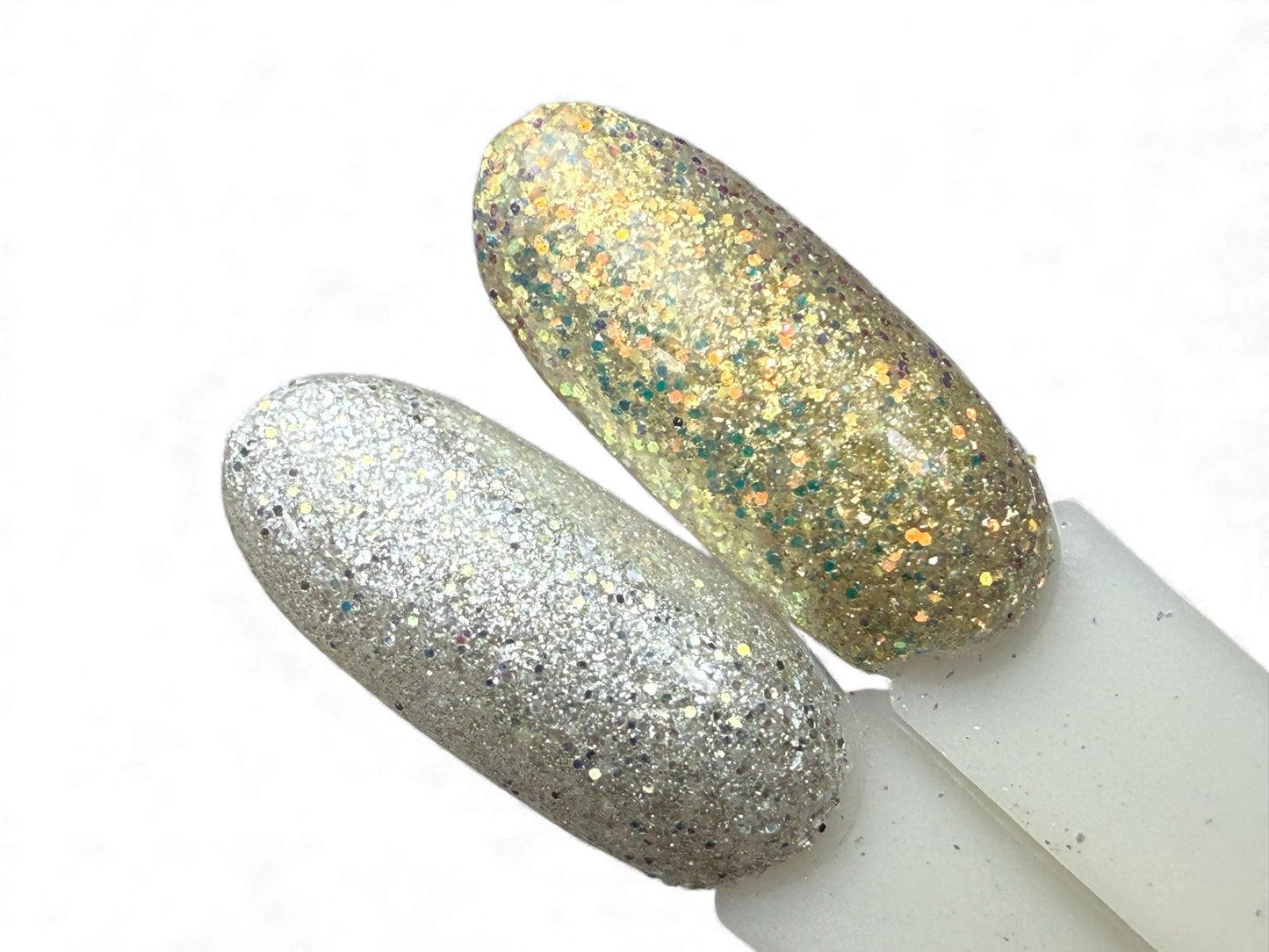 Diva Glitter Pigment Duo Set – 24K Gold & Silver