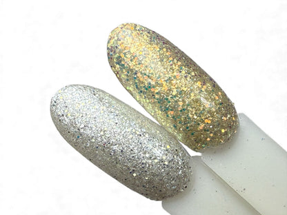 Diamondline Diva 24K Crystal Pigmenten Gold&Silver Set