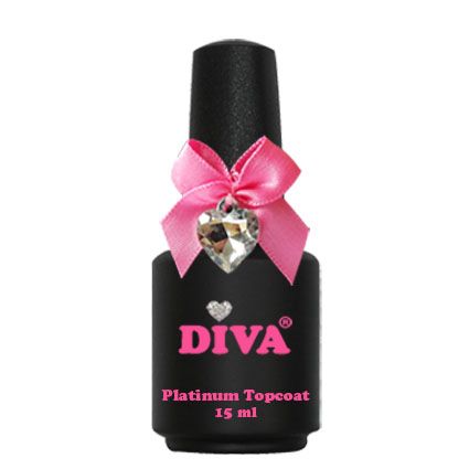 DIVA Titanium Topcoat - No Wipe - 15 ml - Hema&TPO-free