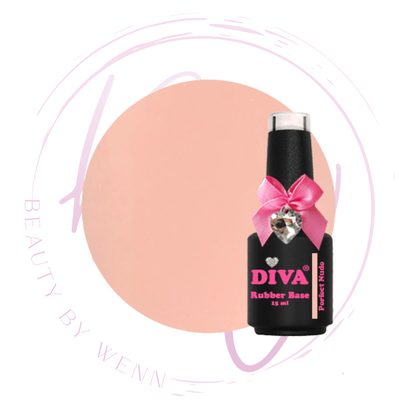Diva Rubber Basecoat Perfect Nude 15 ml - Beauty by Wenn