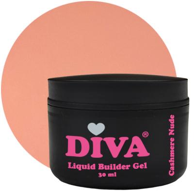 DIVA Liquid Builder Gel Cashmere Nude 30 ml  - Hema&TPO-free
