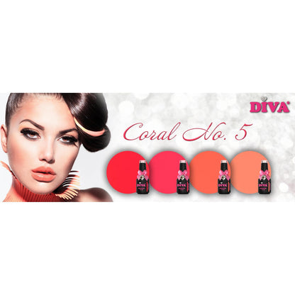 DIVA Gellak Coral Soleil 10ml