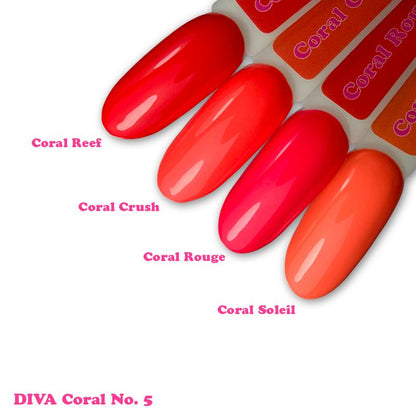 DIVA Gellak Coral Soleil 10ml