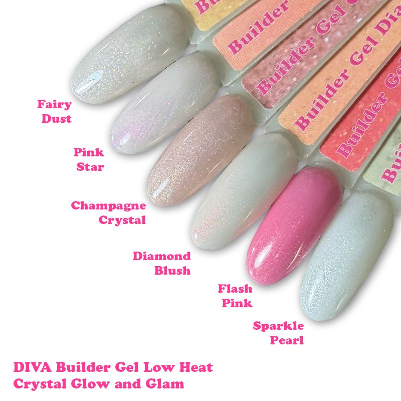 DIVA Builder Gel Low Heat – Diamond Blush 15ml