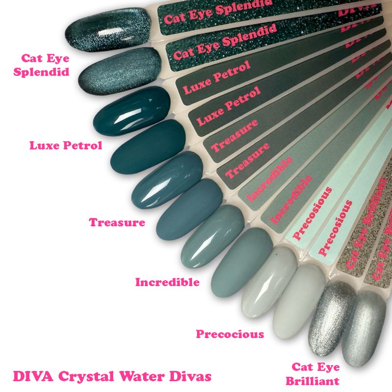DIVA Gellak Diva Crystal Water Collectie 6x 6ml
