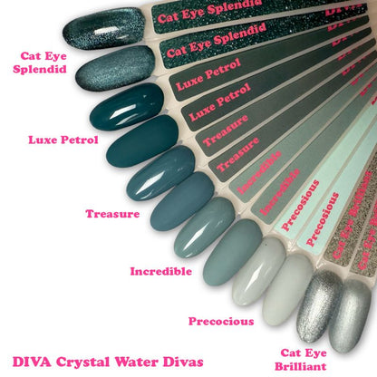 DIVA Gellak Diva Crystal Water Collectie 6x 6ml