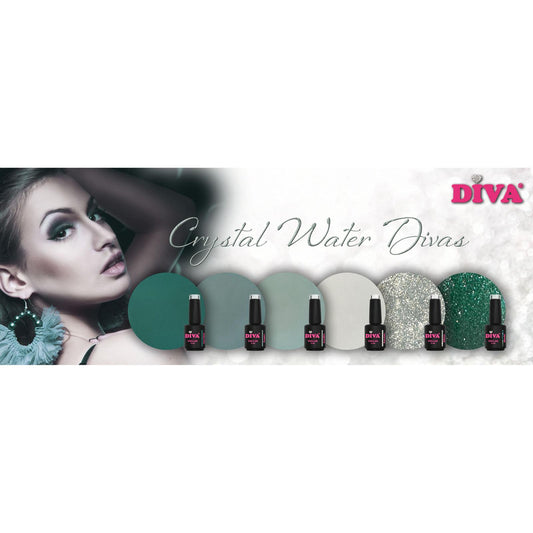 DIVA Gellak Diva Crystal Water Collectie 6x 6ml