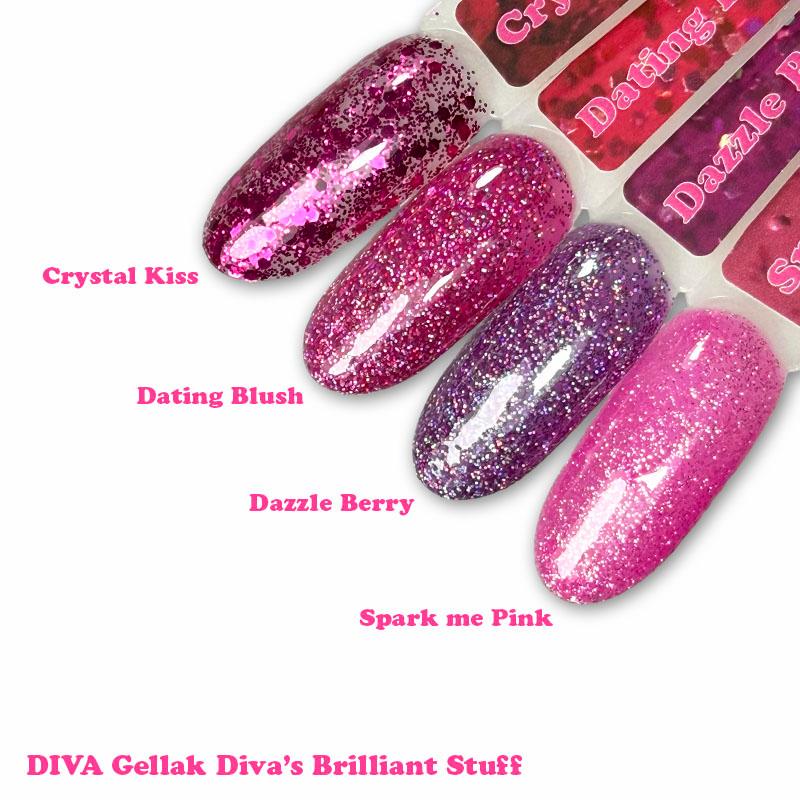 DIVA DIVA’s Brilliant Stuff Glitter Collectie 4x 6ml