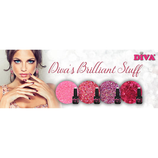 DIVA DIVA’s Brilliant Stuff Glitter Collectie 4x 6ml