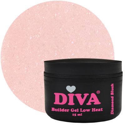 DIVA Builder Gel LOW HEAT Diamond Blush 15 ml