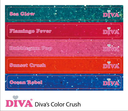 DIVA Gellak Diva's Color Crush Collection 5x 6 ml gratis Colorpop Stickers