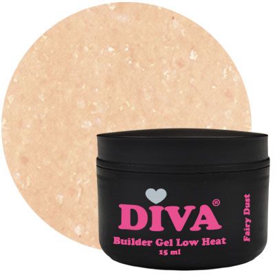 DIVA Builder Gel LOW HEAT Fairy Dust 15 ml