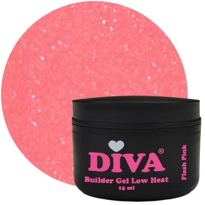 DIVA Builder Gel Low Heat – Flash Pink 15ml