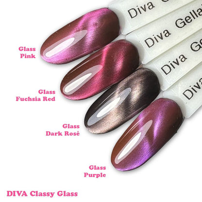 DIVA Gellak Glass Purple 10 ml - Beauty by Wenn