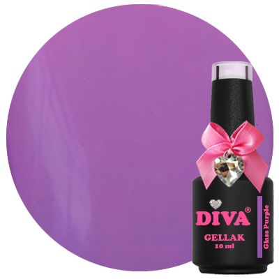 DIVA Gellak Glass Purple 10 ml - Beauty by Wenn