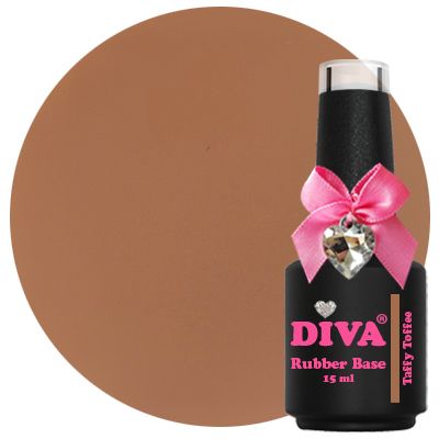 DIVA Rubber Basecoat Taffy Toffee 15 ml - Beauty by Wenn