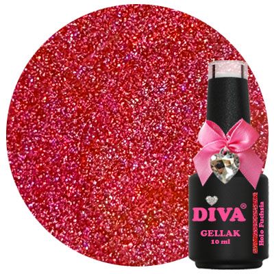 DIVA Gellak Holo Fuchsia 10ml