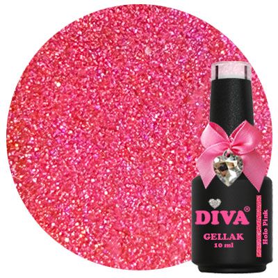 DIVA Gellak Holo Pink 10ml