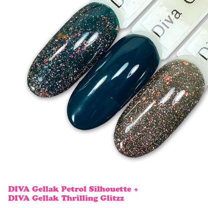 DIVA Gellak Petrol Silhouette 10ml