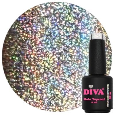 Diva Holo Topcoat Duo Glow Like a Diva – Gold & Silver