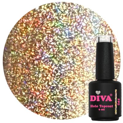 Diva Holo Topcoat Duo Glow Like a Diva – Gold & Silver